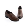 Pantofi cu Toc Gros 6903 BROWN | ADVANCER