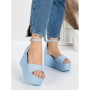 Sandale Dama cu Platforma 5WL7 LIGHT BLUE | MEI
