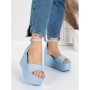 Sandale Dama cu Platforma 5WL7 LIGHT BLUE | MEI