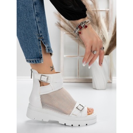 Sandale Dama cu Platforma 5HXS5 WHITE | MEI