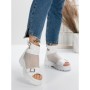 Sandale Dama cu Platforma 5HXS5 WHITE | MEI
