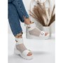 Sandale Dama cu Platforma 5HXS5 WHITE | MEI
