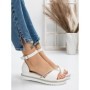 Sandale Dama cu Talpa Joasa 3GZ68 WHITE | MEI
