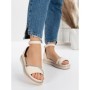 Sandale Dama cu Talpa Joasa 3GZ68 BEIGE | MEI
