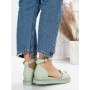Sandale Dama cu Talpa Joasa 3GZ68 GREEN | MEI
