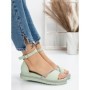 Sandale Dama cu Talpa Joasa 3GZ68 GREEN | MEI