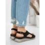 Sandale Dama cu Talpa Joasa 5GZ29 BLACK | MEI