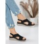 Sandale Dama cu Talpa Joasa 5GZ29 BLACK | MEI