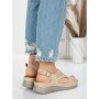 Sandale Dama cu Talpa Joasa 5GZ29 BEIGE | MEI
