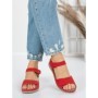 Sandale Dama cu Talpa Joasa 5GZ30 RED | MEI