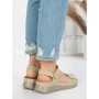 Sandale Dama cu Talpa Joasa 5GZ30 BEIGE | MEI