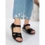 Sandale Dama cu Talpa Joasa 5GZ31 BLACK | MEI