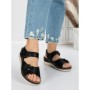 Sandale Dama cu Talpa Joasa 5GZ17 BLACK | MEI