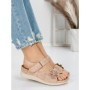 Sandale Dama cu Talpa Joasa 5GZ17 PINK | MEI