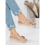 Sandale Dama cu Talpa Joasa 5GZ17 PINK | MEI
