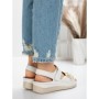 Sandale Dama cu Talpa Joasa 5GZ17 WHITE | MEI