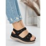 Sandale Dama cu Talpa Joasa 5GZ18 BLACK | MEI