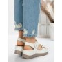 Sandale Dama cu Talpa Joasa 5GZ18 WHITE | MEI