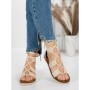 Sandale Dama cu Talpa Joasa 5H1 BEIGE | MEI