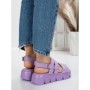 Sandale Dama cu Talpa Joasa 2HXS5 PURPLE | MEI