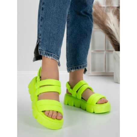 Sandale Dama cu Talpa Joasa 2HXS5 GREEN | MEI