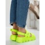 Sandale Dama cu Talpa Joasa 2HXS5 GREEN | MEI