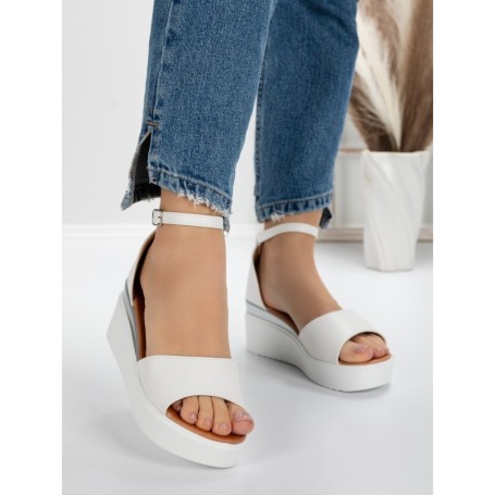 Sandale Dama cu Platforma 2PT3 WHITE | MEI