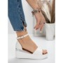 Sandale Dama cu Platforma 2PT3 WHITE | MEI