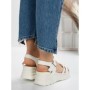 Sandale Dama cu Platforma 3H18 WHITE | MEI