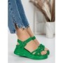 Sandale Dama cu Platforma 3H18 GREEN | MEI