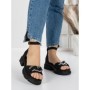 Sandale Dama cu Platforma 5SY1 BLACK | MEI