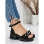 Sandale Dama cu Platforma 5SY1 BLACK | MEI