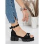 Sandale Dama cu Platforma 5SY1 BLACK | MEI
