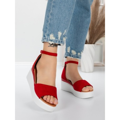 Sandale Dama cu Platforma 2PT3 RED | MEI