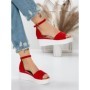 Sandale Dama cu Platforma 2PT3 RED | MEI