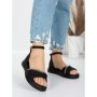 Sandale Dama cu Talpa Joasa 5WL22 BLACK | MEI