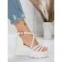 Sandale Dama cu Platforma 5WL28 WHITE | MEI