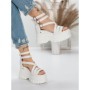 Sandale Dama cu Platforma 5WL9 WHITE | MEI