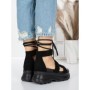 Sandale Dama cu Platforma 5WL26 BLACK | MEI