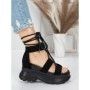 Sandale Dama cu Platforma 5WL26 BLACK | MEI