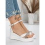 Sandale Dama cu Platforma 5LM3 WHITE | MEI