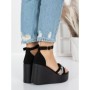 Sandale Dama cu Platforma 5SY15 BLACK | MEI