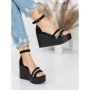 Sandale Dama cu Platforma 5SY15 BLACK | MEI