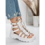 Sandale Dama cu Platforma 5HXS13 WHITE | MEI