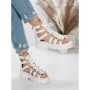 Sandale Dama cu Platforma 5HXS13 WHITE | MEI