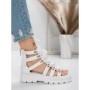 Sandale Dama cu Platforma 5HXS13 WHITE | MEI