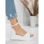 Sandale Dama cu Platforma 5HXS50 WHITE | MEI