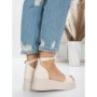 Sandale Dama cu Platforma 5HXS50 BEIGE | MEI