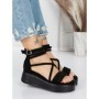 Sandale Dama cu Platforma 5GZ10 BLACK | MEI