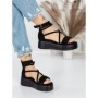 Sandale Dama cu Platforma 5GZ10 BLACK | MEI